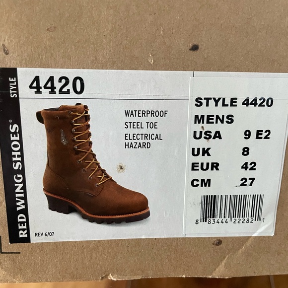 NIB Red Wing Shoes Loggermax boots men’s size 9 - Picture 7 of 7